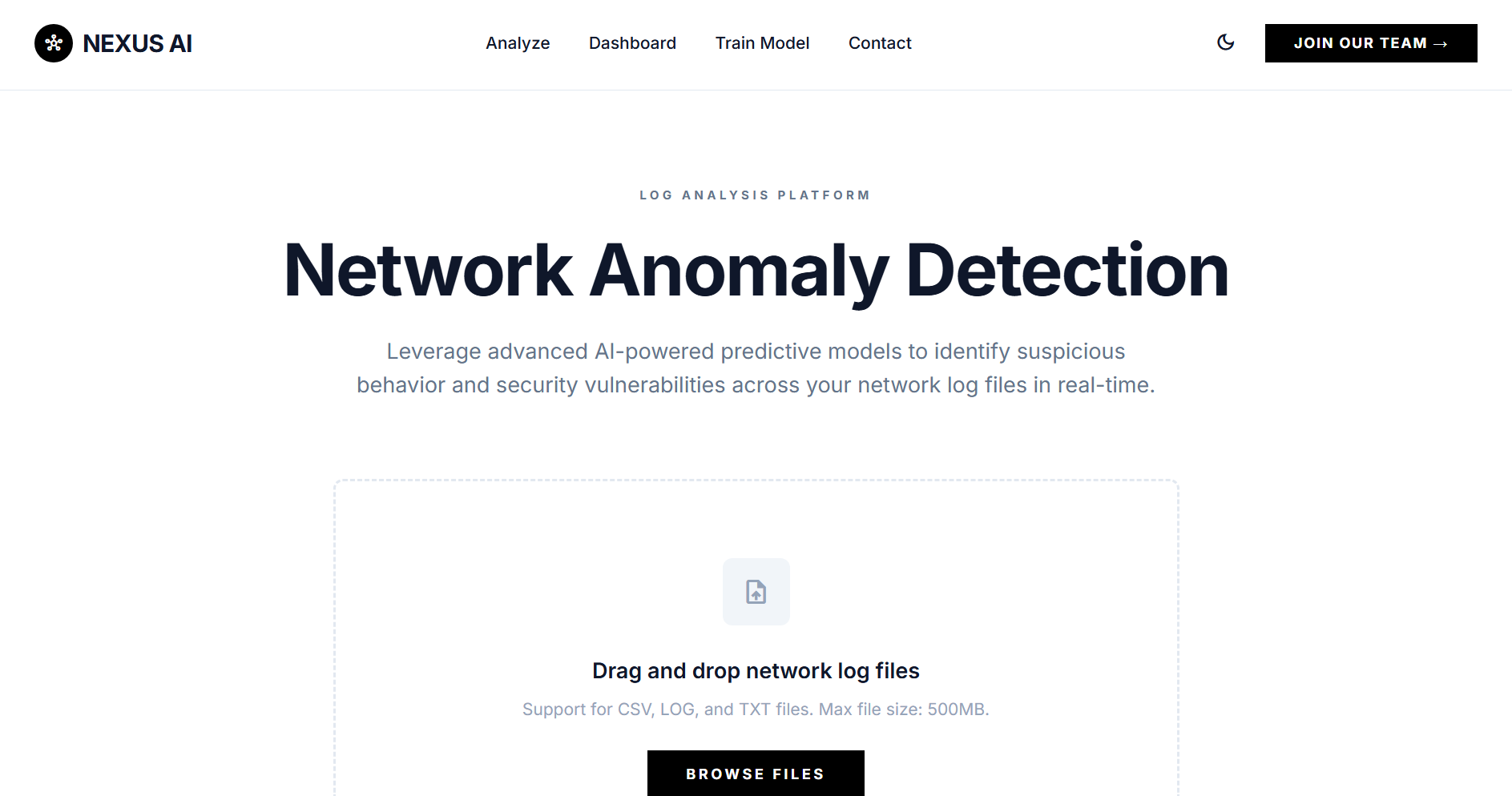 AI Based Anomaly Detection in Network Traffic